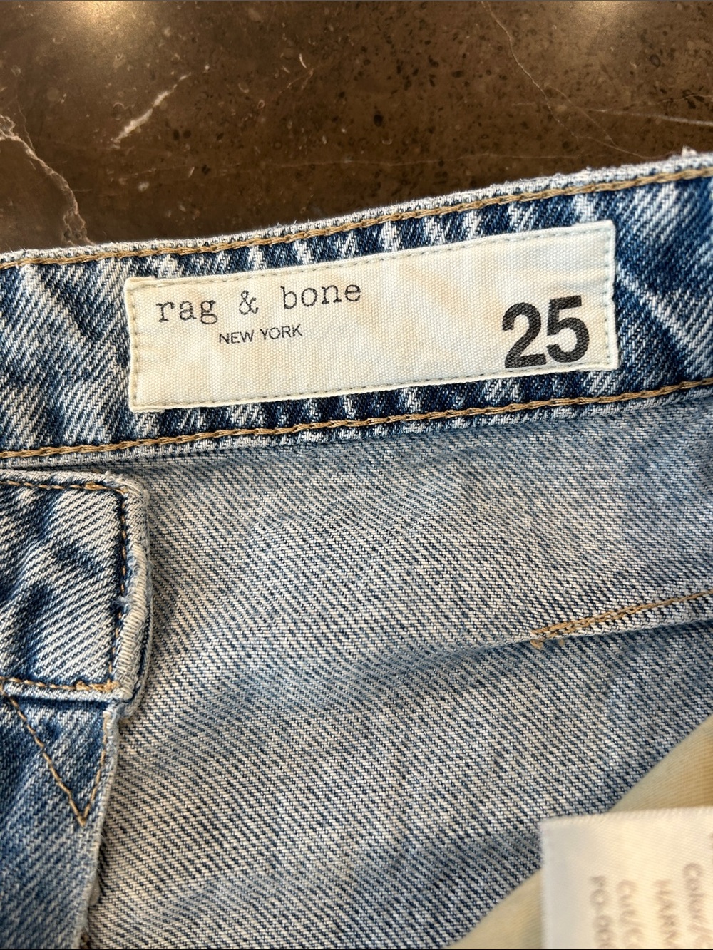 rag & bone Light Blue Barrel Jeans - Picture 5 of 11